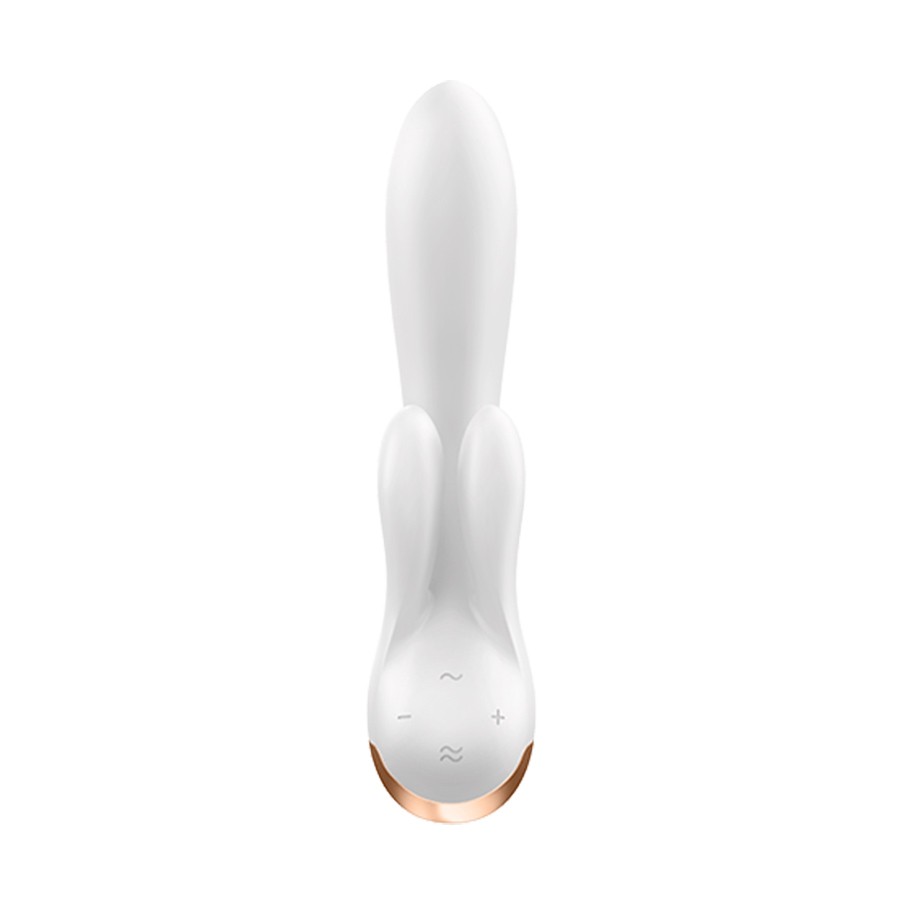 VIBRADOR DOUBLE FLEX CON APP SATISFYER BLANCO - Image 5