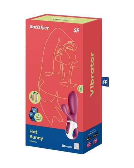 VIBRADOR HOT BUNNY CON APP SATISFYER