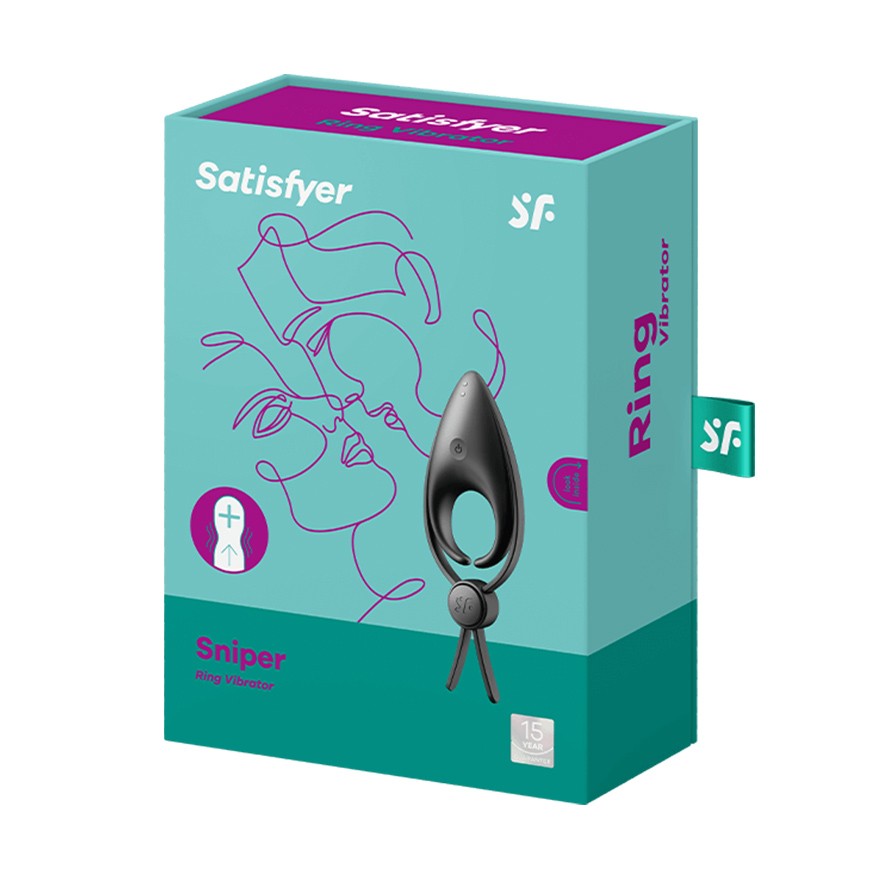 ANILLO VIBRATORIO SNIPER SATISFYER NEGRO - Image 6