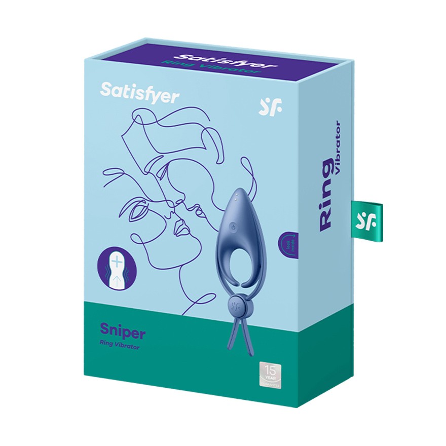 ANILLO VIBRATORIO SNIPER SATISFYER AZUL - Image 6
