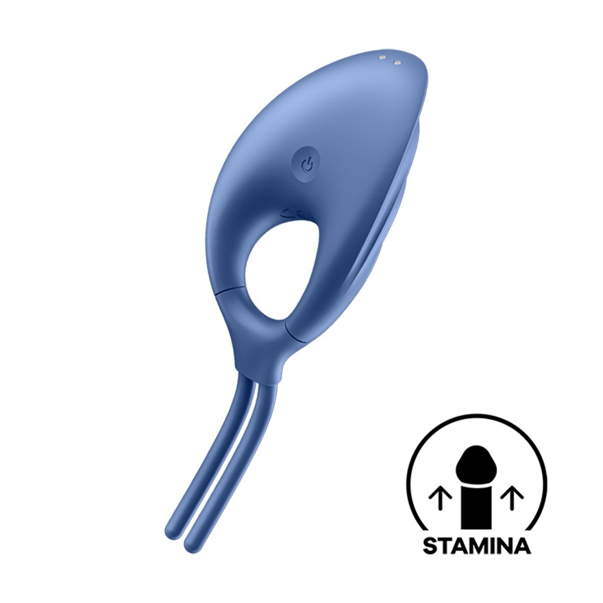 ANILLO VIBRATORIO SWORDSMAN SATISFYER AZUL - Image 7
