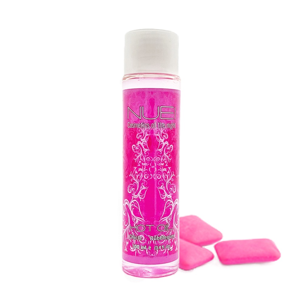 ACEITE DE MASAJE CON EFECTO CALOR CHICLE HOT OIL NUEI 100ML - Image 3