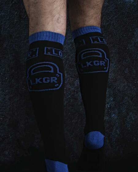 MEDIAS KEEP THEM ON LOCKER GEAR AZULES