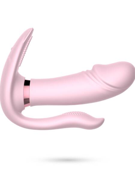 ESTIMULADOR CON MANDO INALÁMBRICO FRITZ CRUSHIOUS ROSA PASTEL