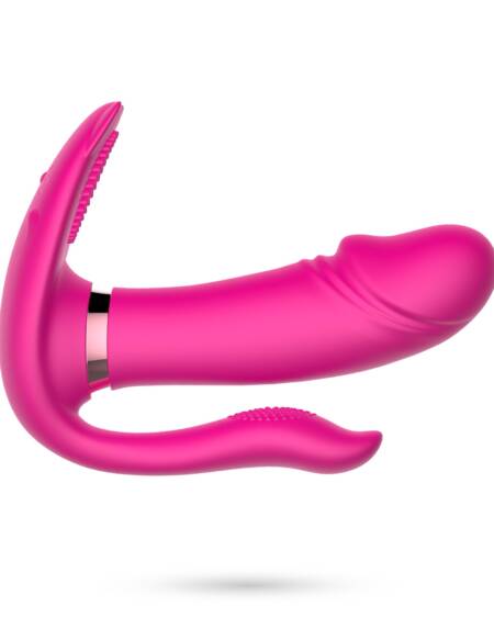 ESTIMULADOR CON MANDO INALÁMBRICO FRITZ CRUSHIOUS ROSA