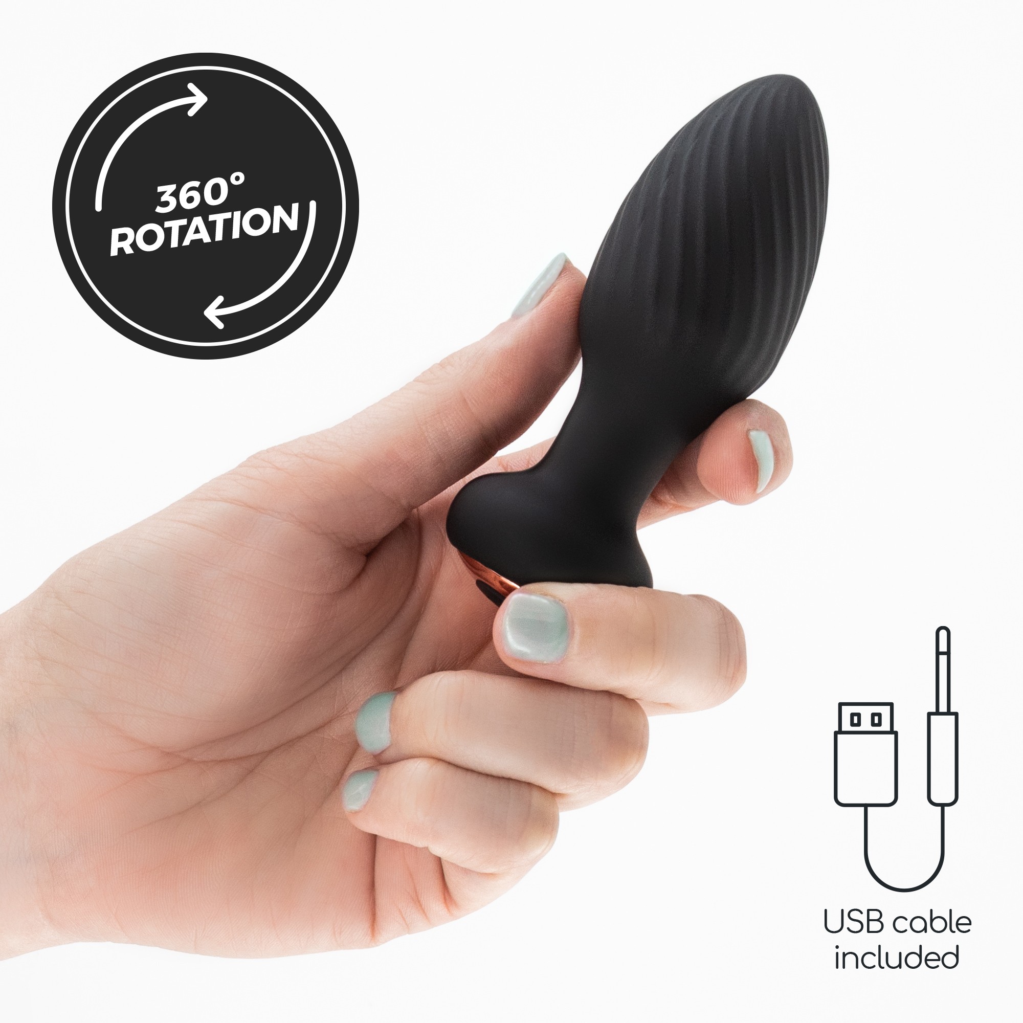 PLUG ANAL GIRATORIO CON MANDO A DISTANCIA TWISTER CRUSHIOUS - Image 12