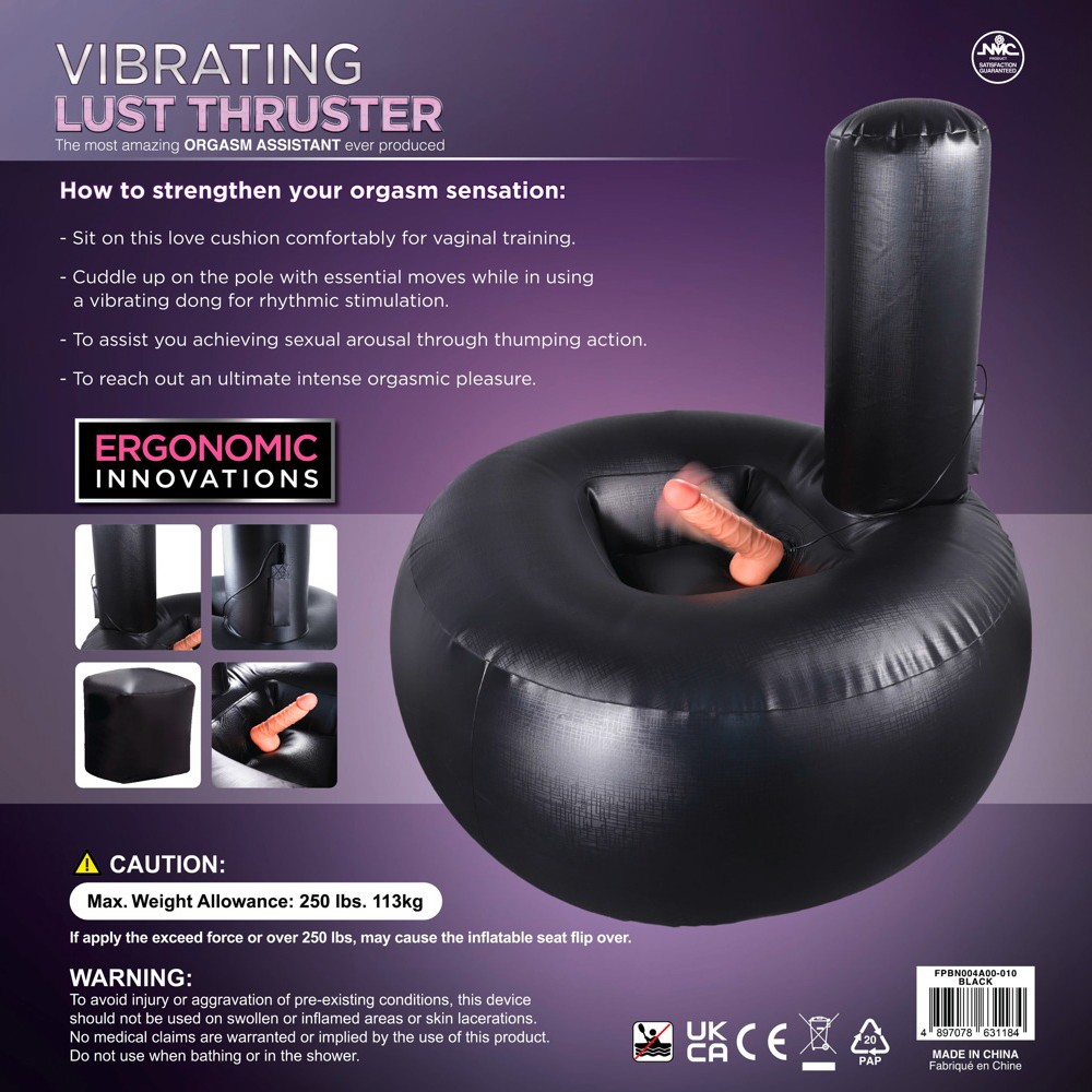 ASIENTO INFLABLE VIBRATING LUST THRUSTER NMC - Image 10