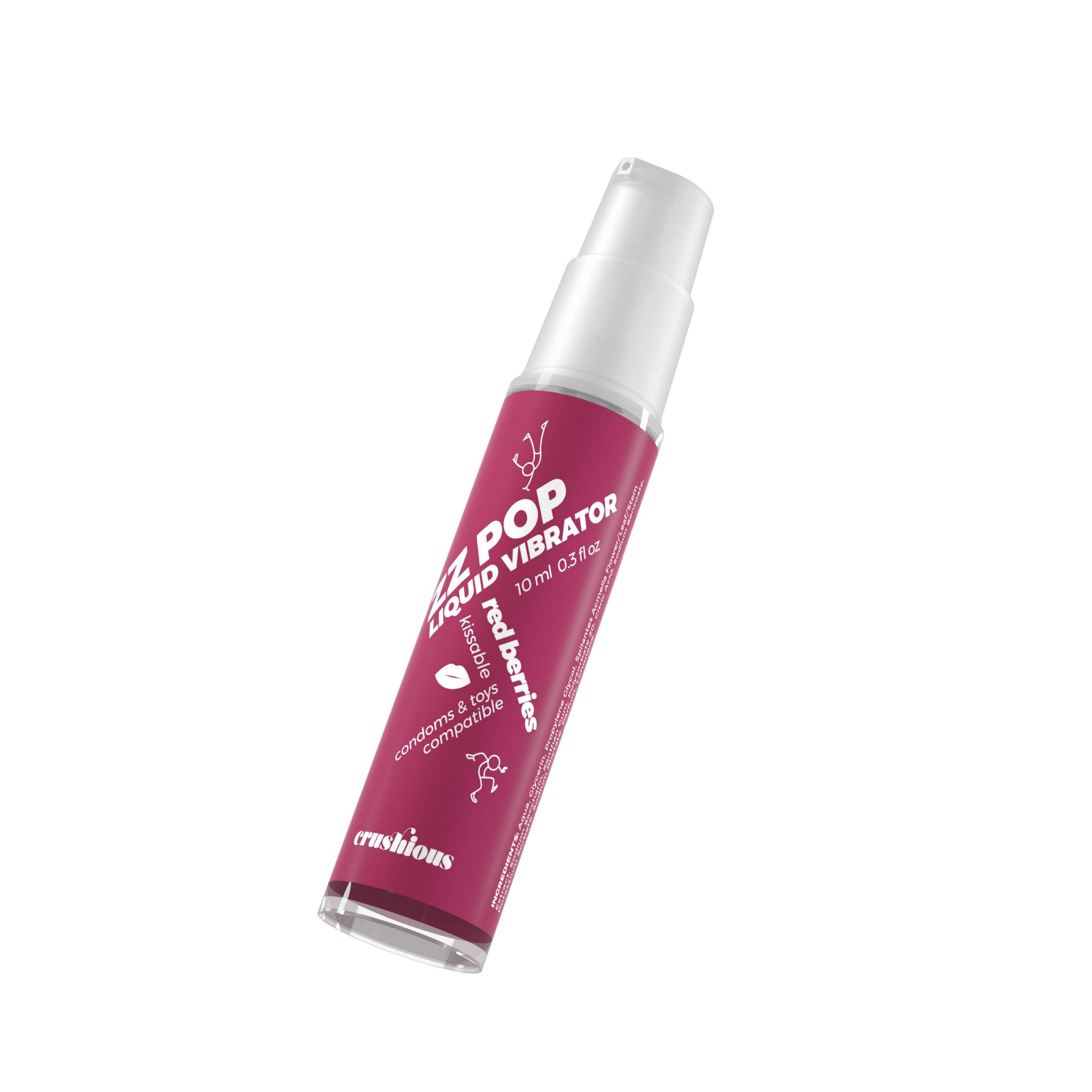 VIBRADOR LIQUIDO ZZ POP AROMA FRUTOS ROJOS 10ML CRUSHIOUS - Image 5