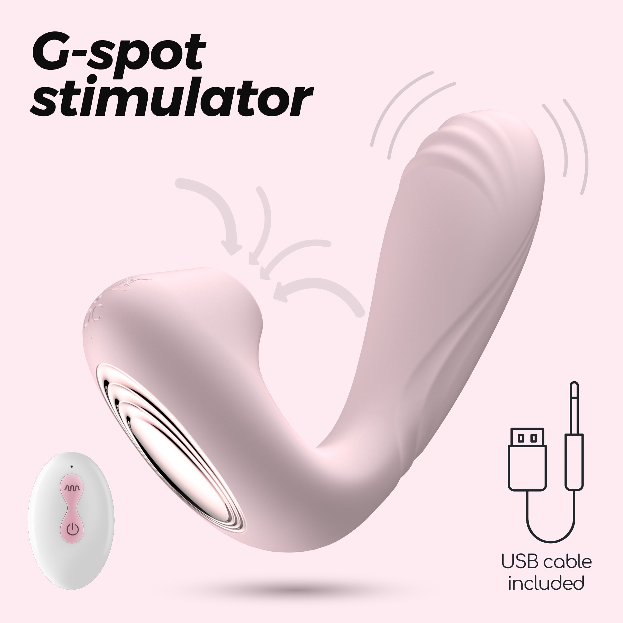 ESTIMULADOR CON MANDO INALÁMBRICO POOKIE + CRUSHIOUS ROSA - Image 13