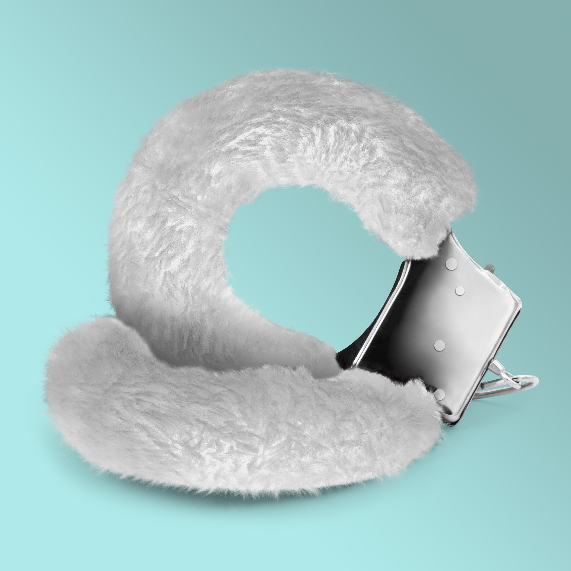 ESPOSAS DE FELPA LOVE CUFFS CRUSHIOUS BLANCAS - Image 5