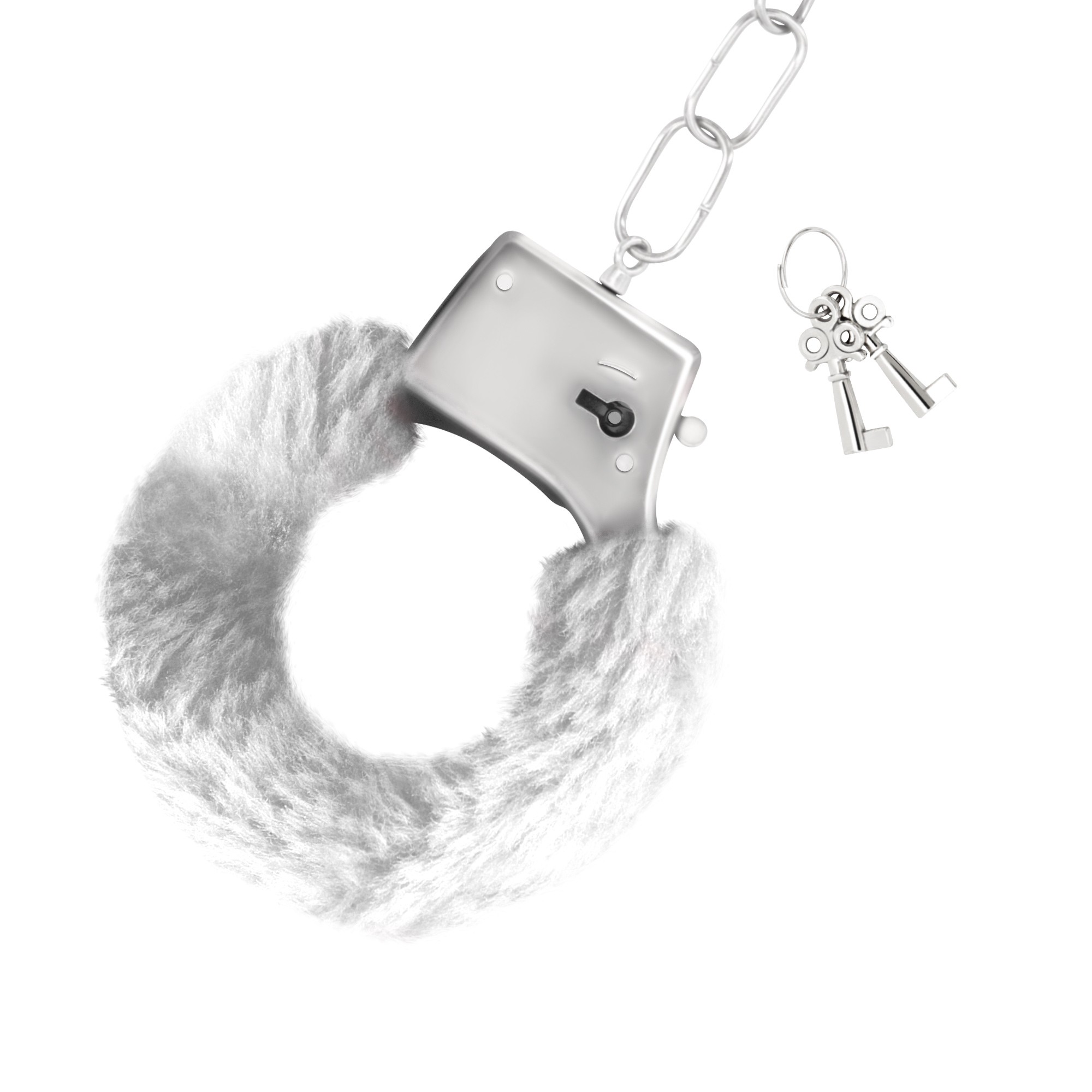 ESPOSAS DE FELPA LOVE CUFFS CRUSHIOUS BLANCAS - Image 3