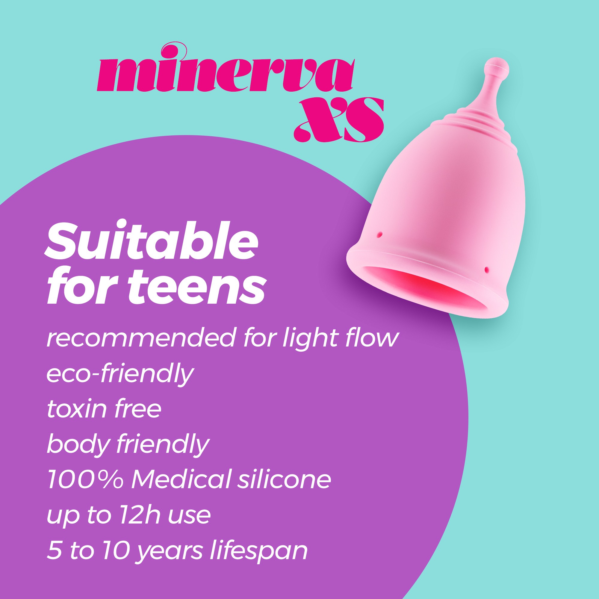 COPA MENSTRUAL MINERVA XS CON BOLSA CRUSHIOUS - Image 6