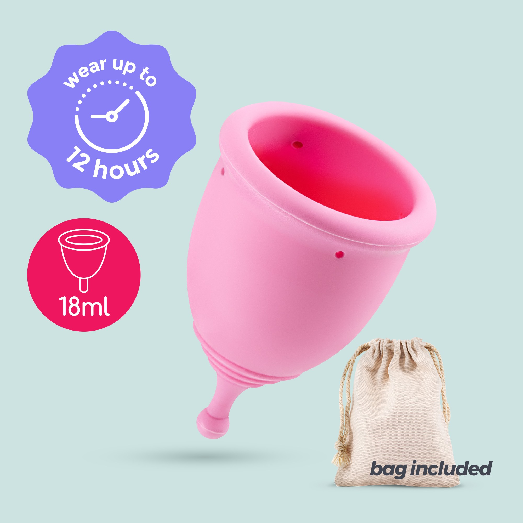 COPA MENSTRUAL MINERVA XS CON BOLSA CRUSHIOUS - Image 13