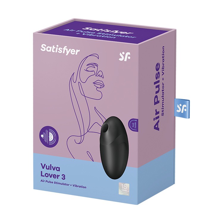 ESTIMULADOR VULVA LOVER 3 NEGRO SATISFYER - Image 10