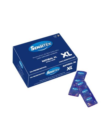 PRESERVATIVOS NATURALES XL 144 UNIDADES SENSITEX
