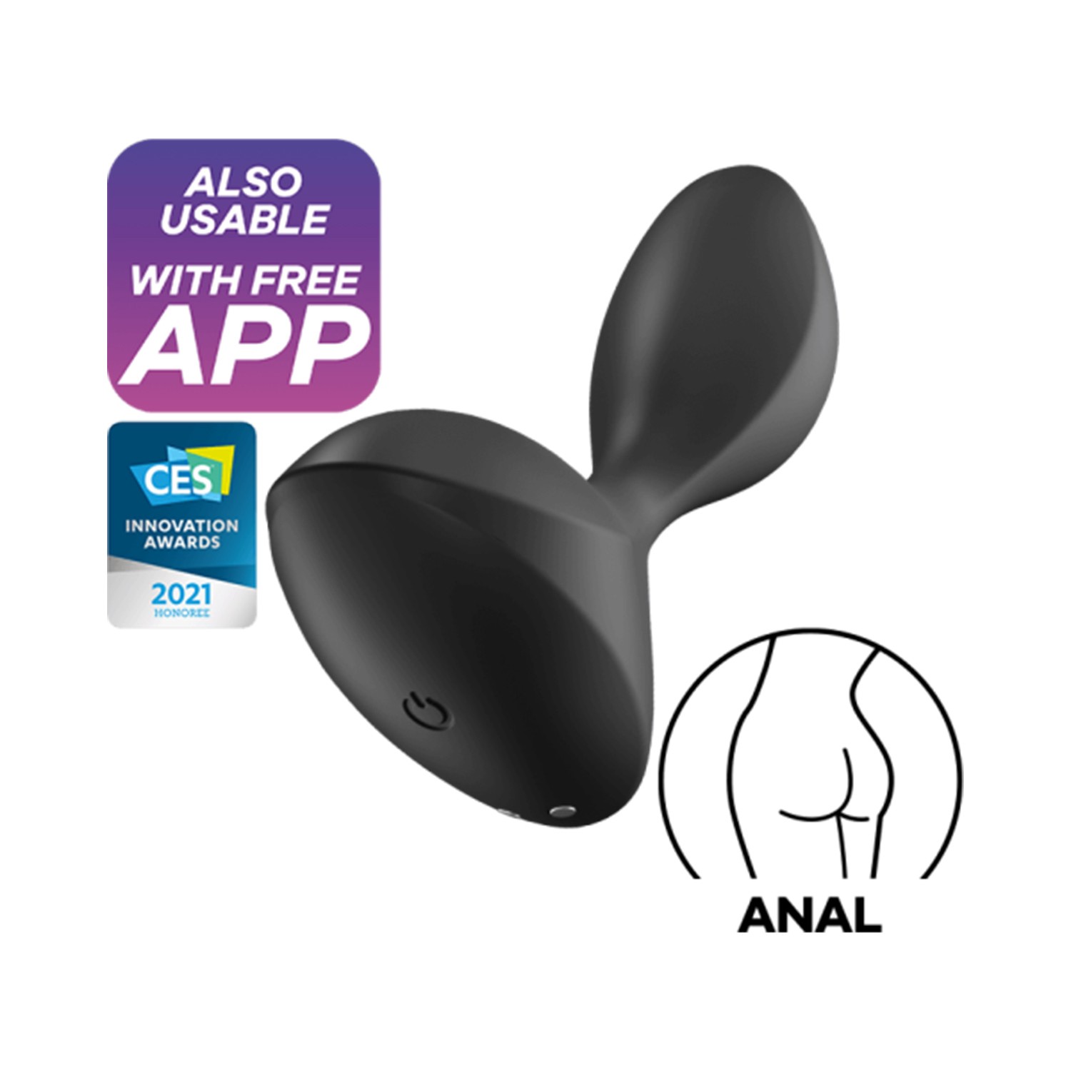 PLUG ANAL SWEET SEAL NEGRO SATISFYER - Image 6