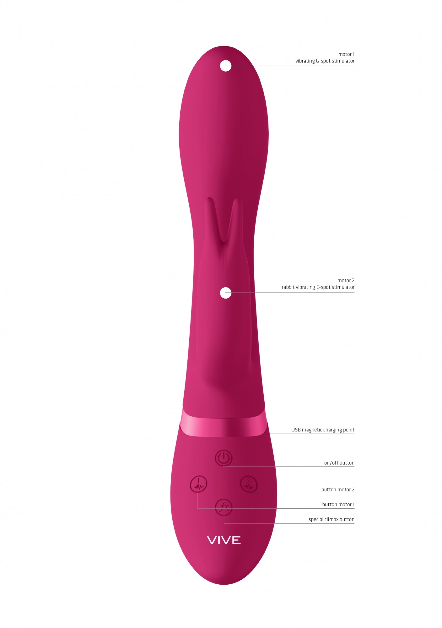 TESTER VIBRADOR ZOSIA ROSA VIVE - Image 3