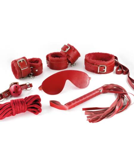 KIT BDSM DUNGEONS & MAIDENS ROJO CRUSHIOUS