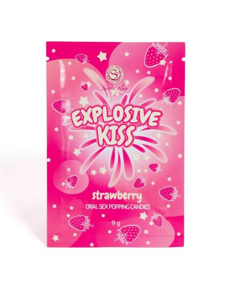CARAMELOS EXPLOSIVOS EXPLOSIVE KISS FRESA SECRET PLAY