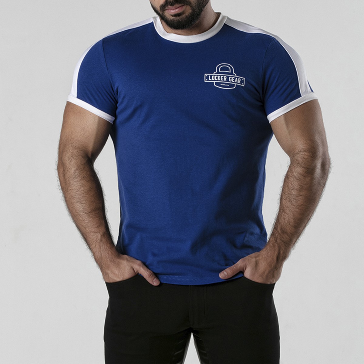 CAMISETA PADLOCK T-SHIRT AZUL LOCKER GEAR - Image 4