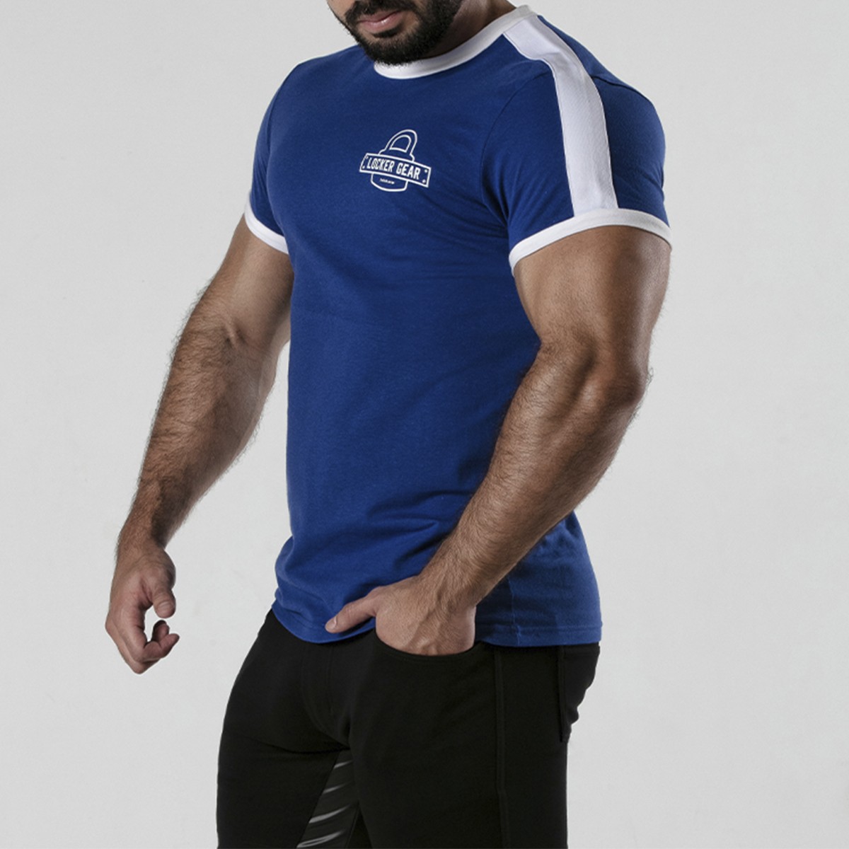 CAMISETA PADLOCK T-SHIRT AZUL LOCKER GEAR - Image 3