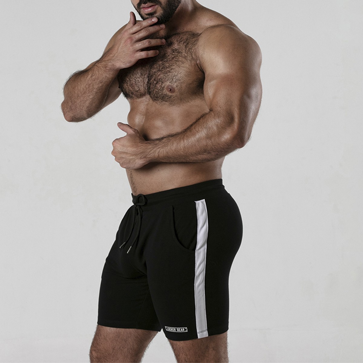 PANTALÓN CORTO SIDE STRIP SHORT BLANCO LOCKER GEAR - Image 4