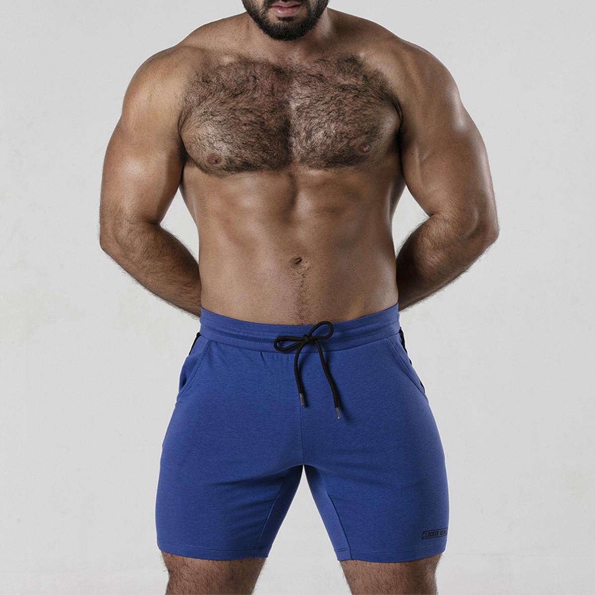 PANTALÓN CORTO SIDE STRIP SHORT AZUL LOCKER GEAR - Image 3