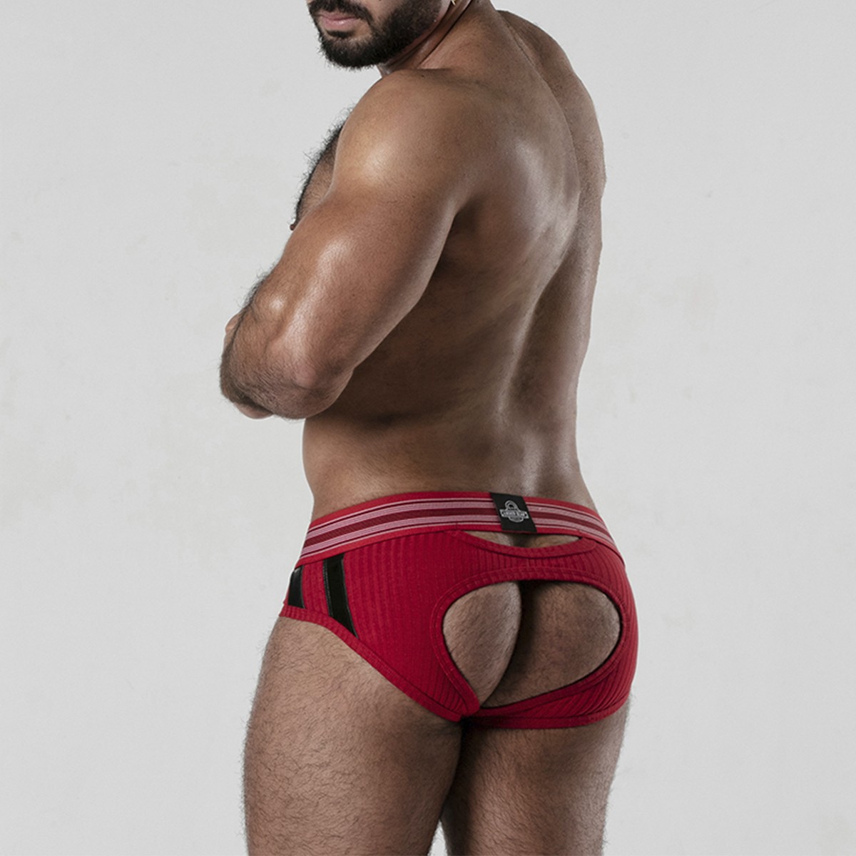 CALZONCILLO BACKROOM BOTTOMLESS LOCKER GEAR ROJO - Image 4