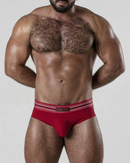 CALZONCILLO BACKROOM BOTTOMLESS LOCKER GEAR ROJO