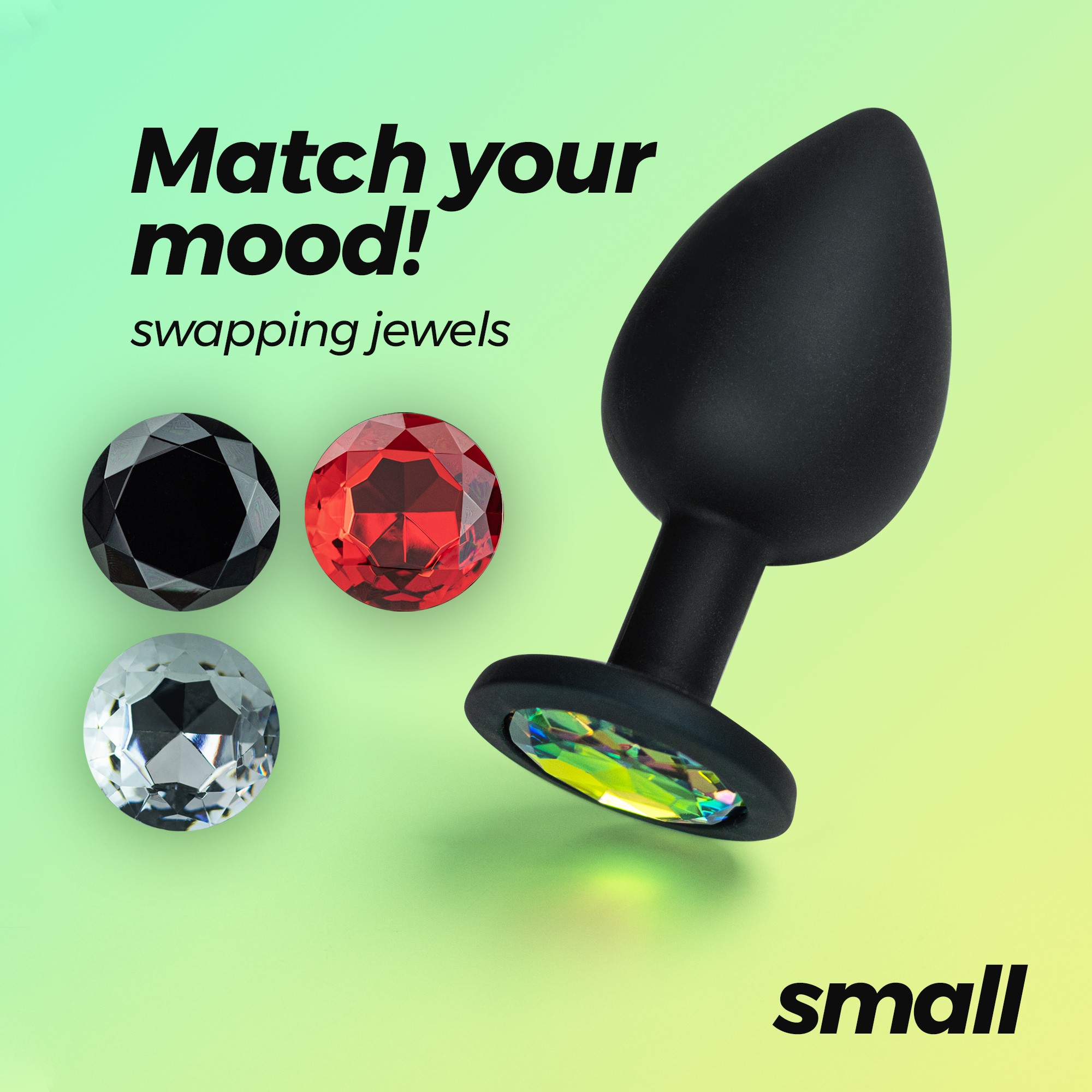 CAMILEO PLUG ANAL PEQUEÑO CON 4 JOYAS INTERCAMBIABLES CRUSHIOUS - Image 12
