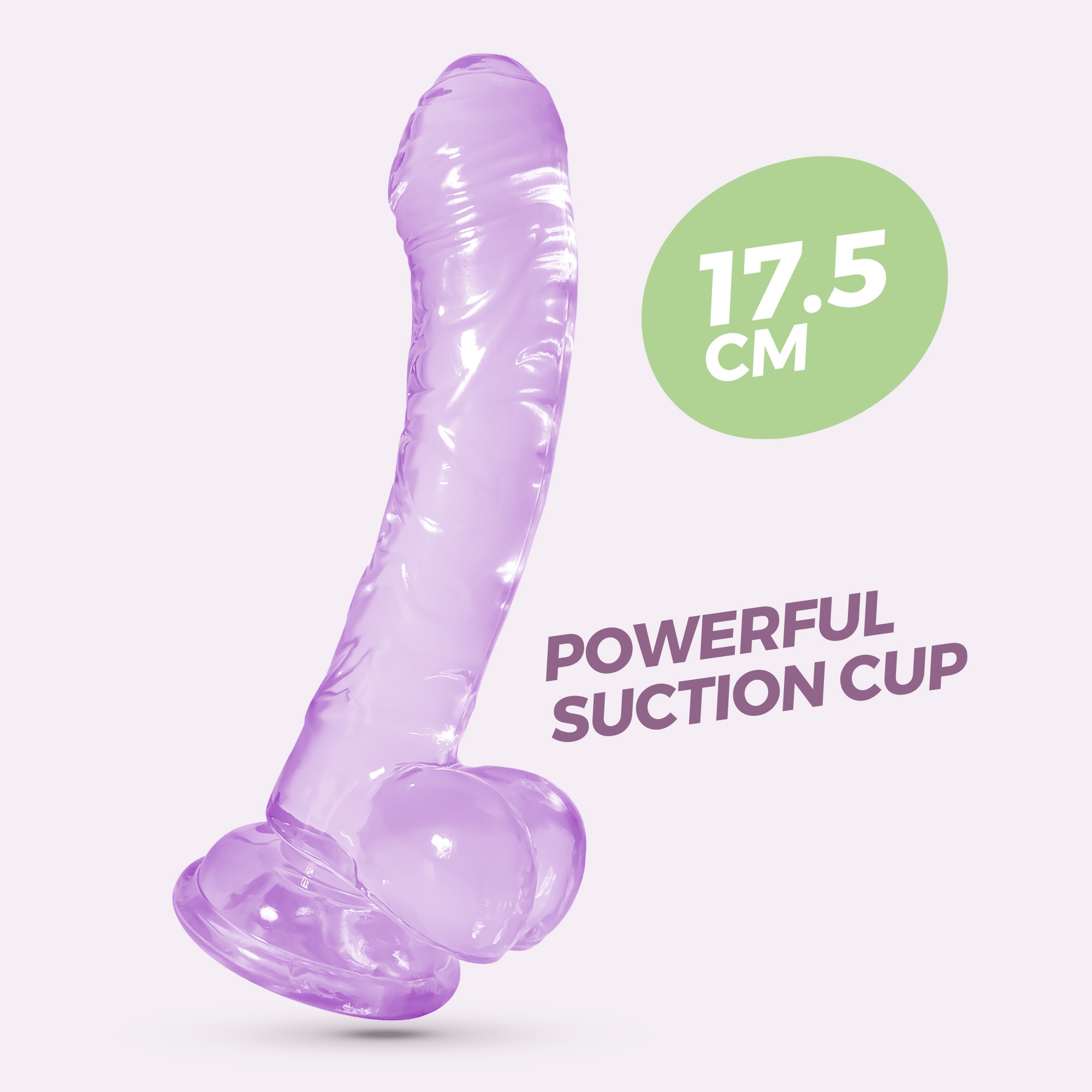 HUDINI DILDO ANAL JELLY MORADO CRUSHIOUS - Image 12