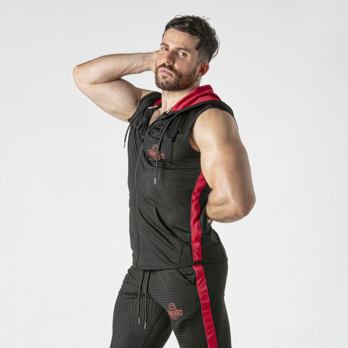 CHALECO HOODY ROJO LOCKER GEAR - Image 7