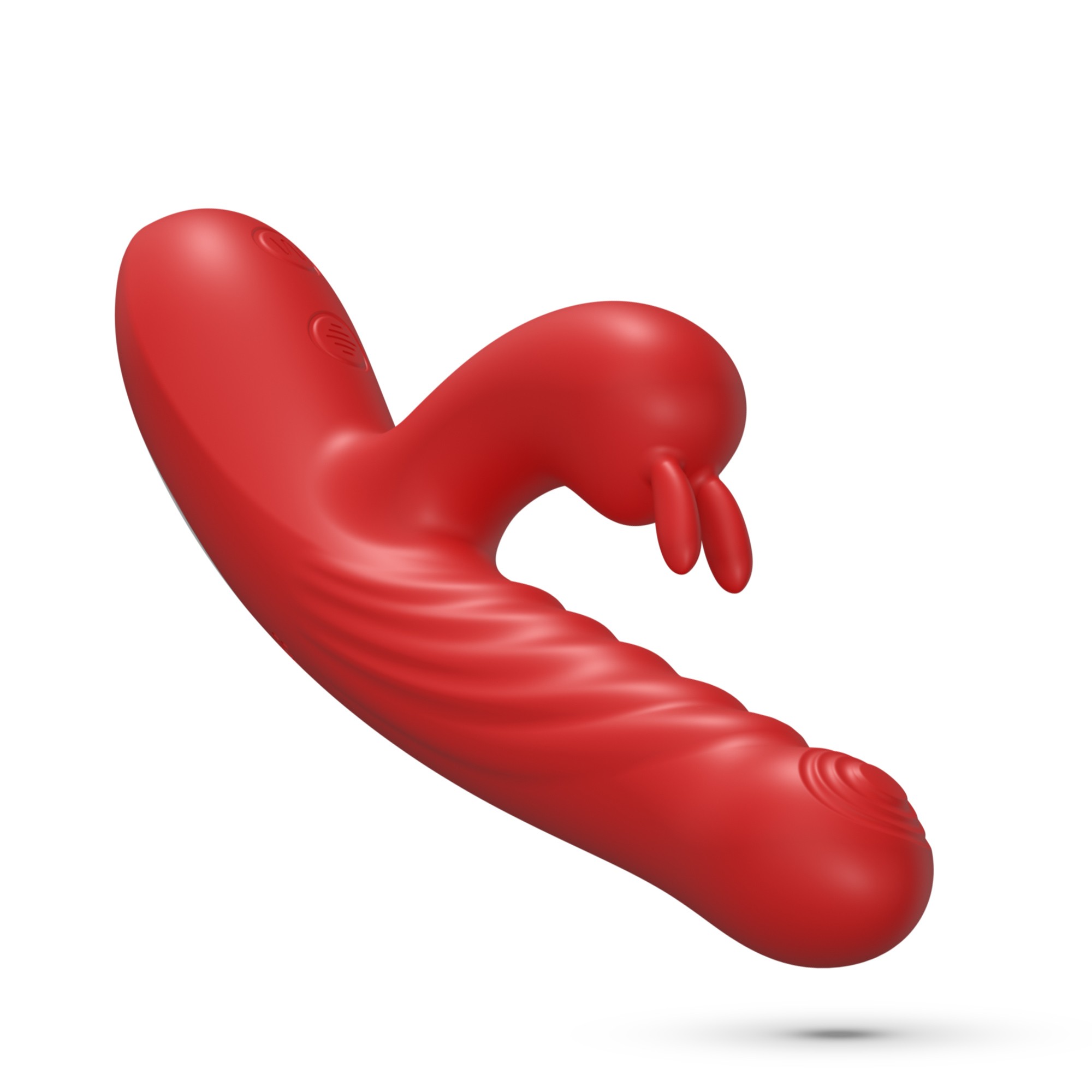 LAPIN VIBRADOR CONEJO RECARGABLE CON EMPUJE ROJO CRUSHIOUS - Image 6