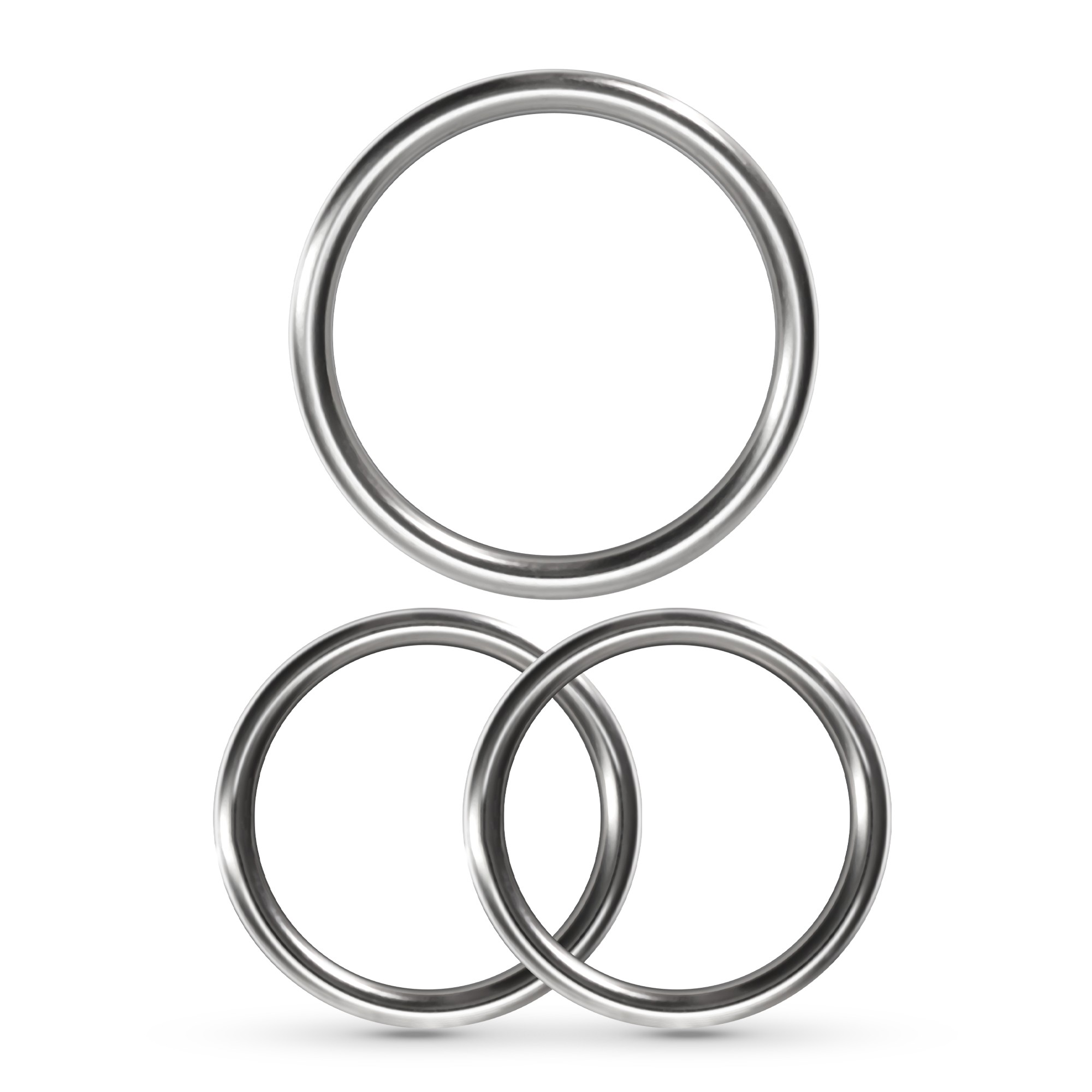 METALEROS CONJUNTO DE 3 ANILLOS PARA EL PENE DE METAL CRUSHIOUS - Image 3