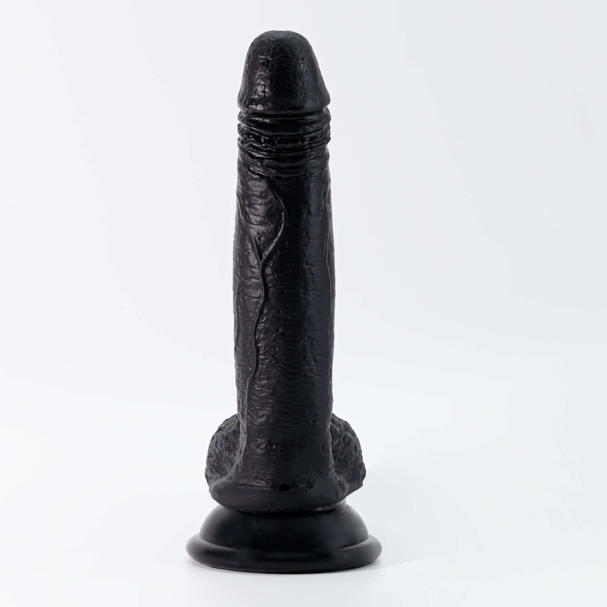 DILDO DE SILICONA LIQUIDA INVIKTUS 7 CRUSHIOUS NEGRO - Image 3