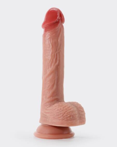 DILDO DE SILICONA LIQUIDA INVIKTUS 8 CRUSHIOUS PIEL