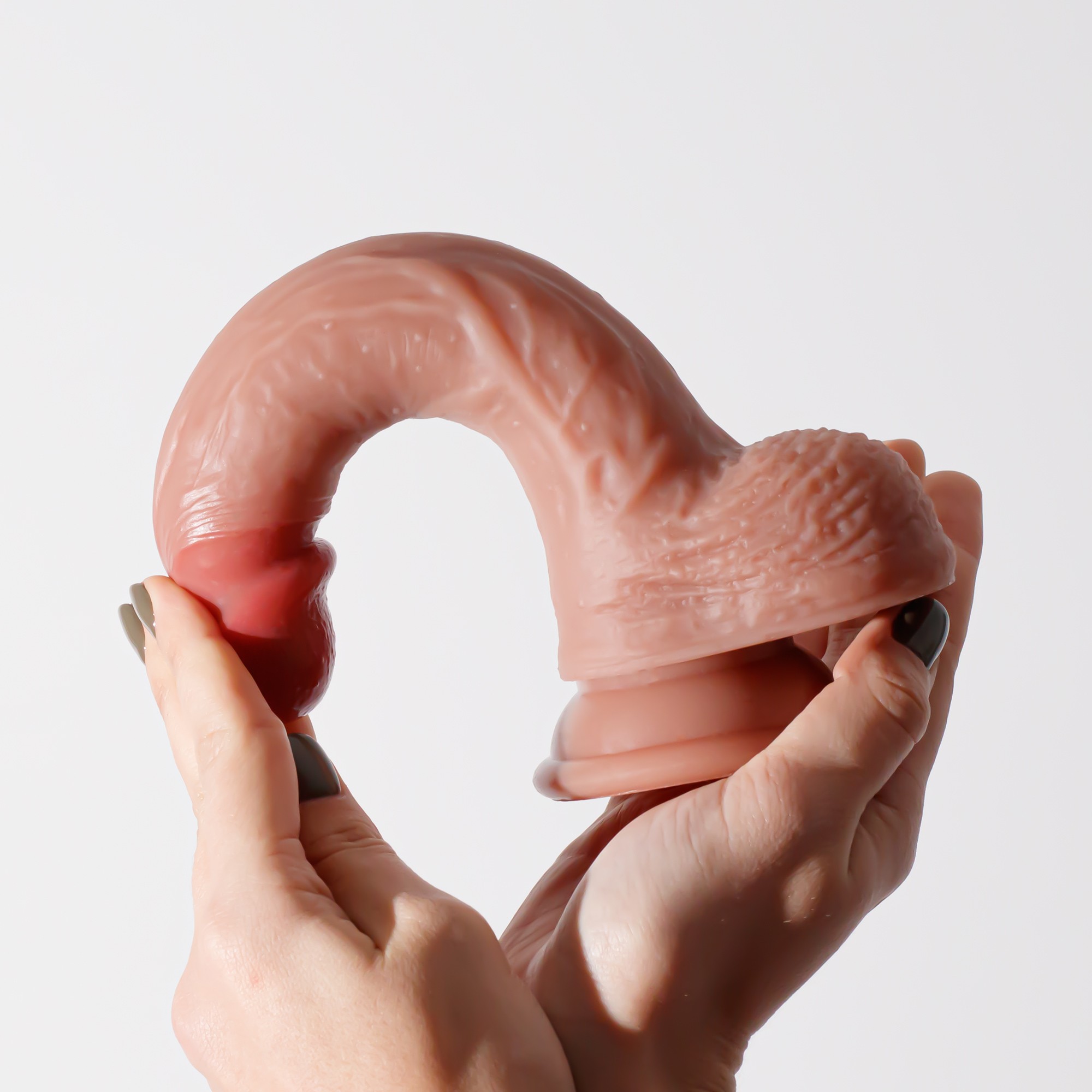 DILDO DE SILICONA LIQUIDA INVIKTUS 8 CRUSHIOUS PIEL - Image 7
