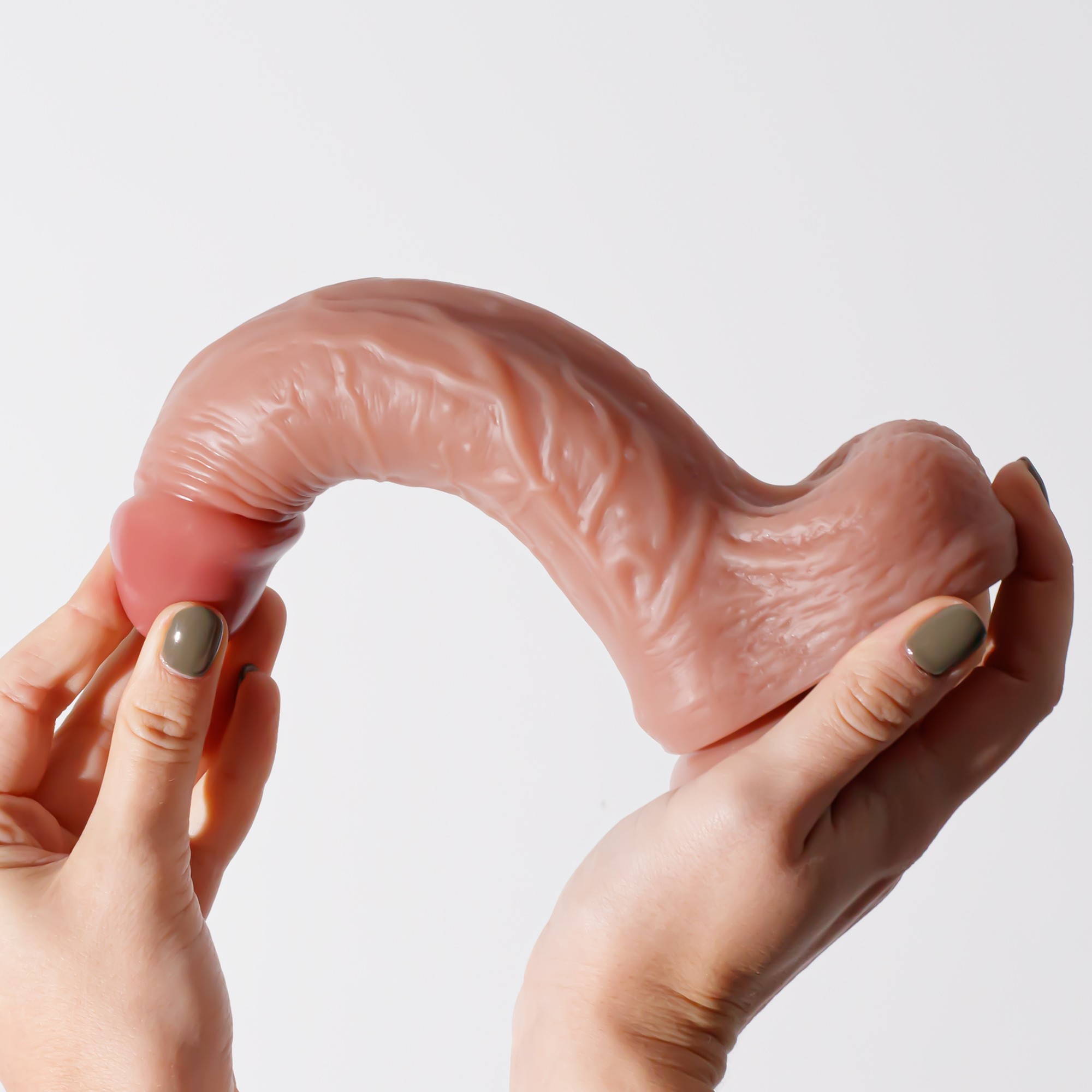 DILDO DE SILICONA LIQUIDA INVIKTUS 8,5 CRUSHIOUS PIEL - Image 7