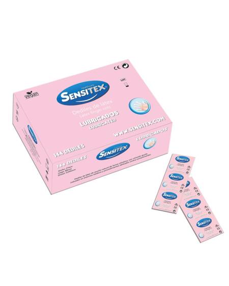 DEDILES LUBRICADOS SENSITEX 144 UNIDADES