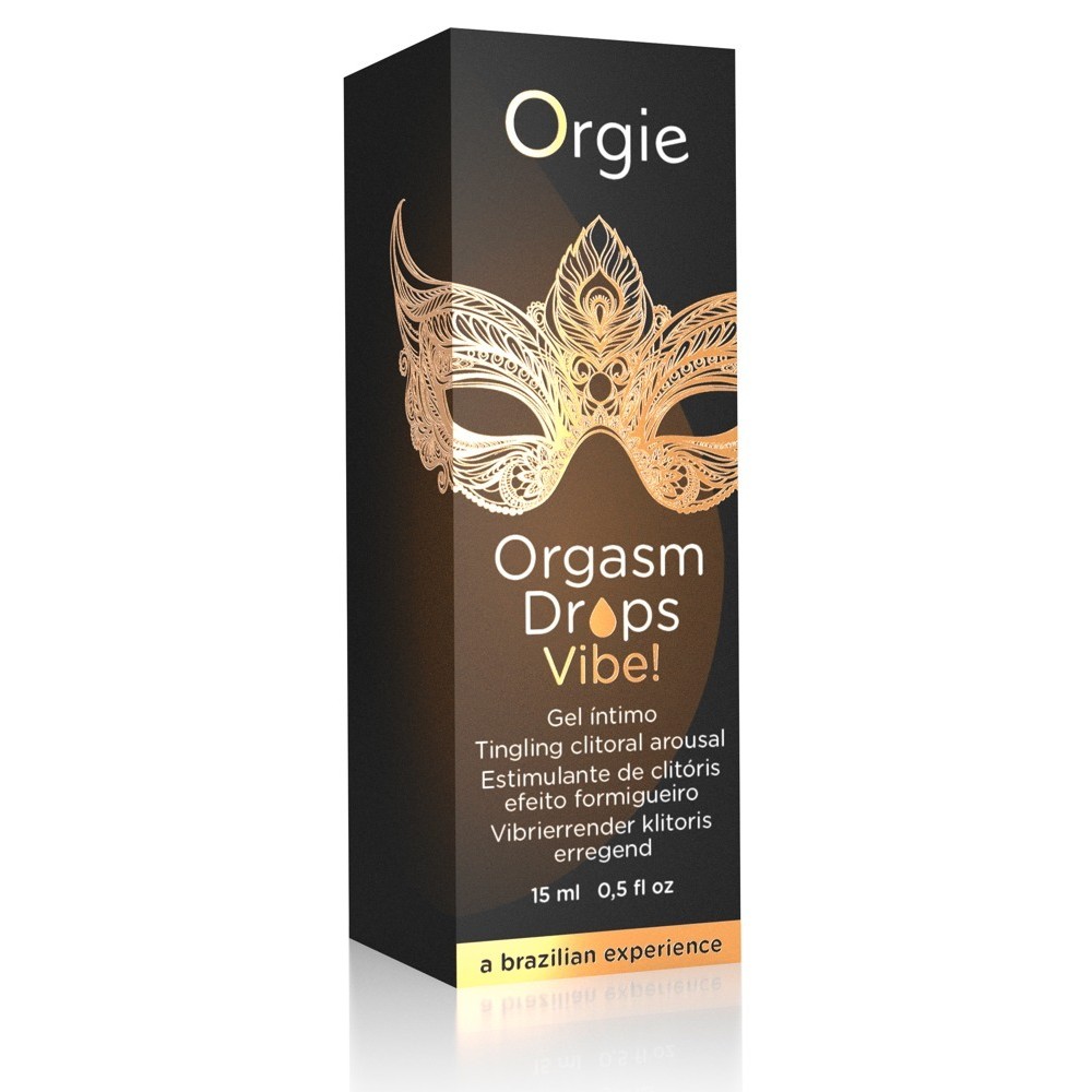 GOTAS CON EFECTO VIBRATORIO ORGASM DROPS VIBE 15ML ORGIE