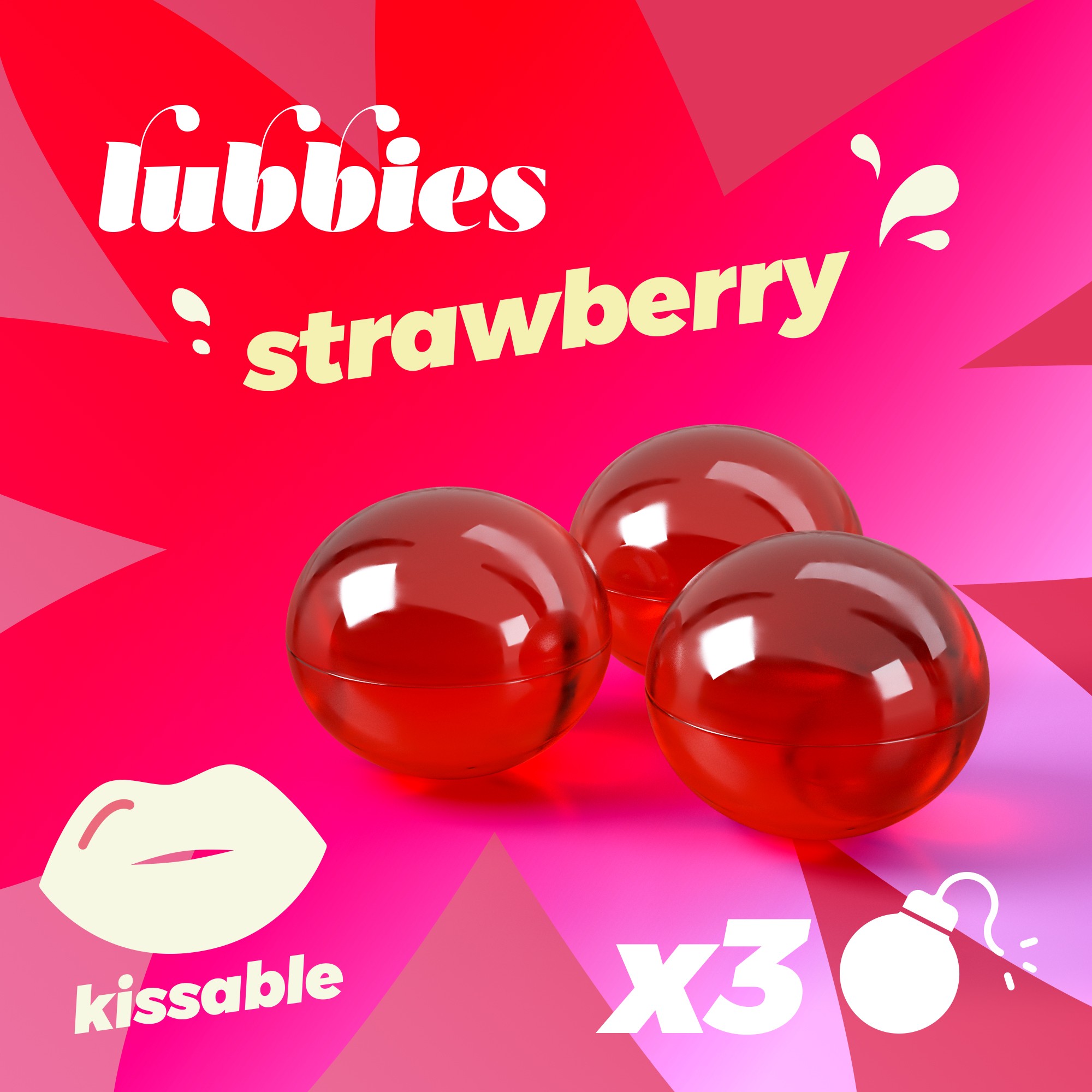 LUBBIES BOLAS DE ACEITE BESABLES FRESA CRUSHIOUS - Image 7
