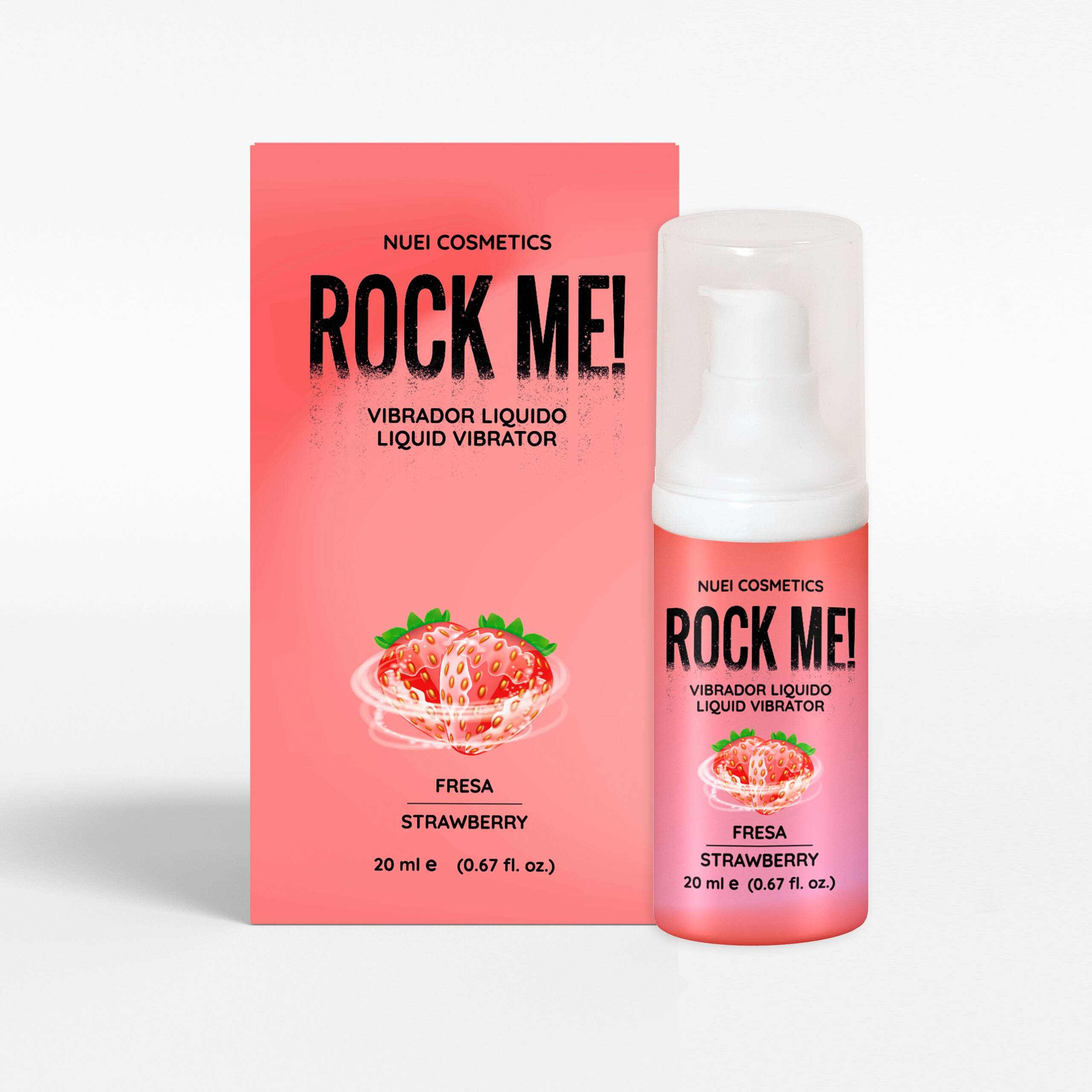 VIBRADOR LÍQUIDO ROCK ME! FRESA 20 ML NUEI - Image 4