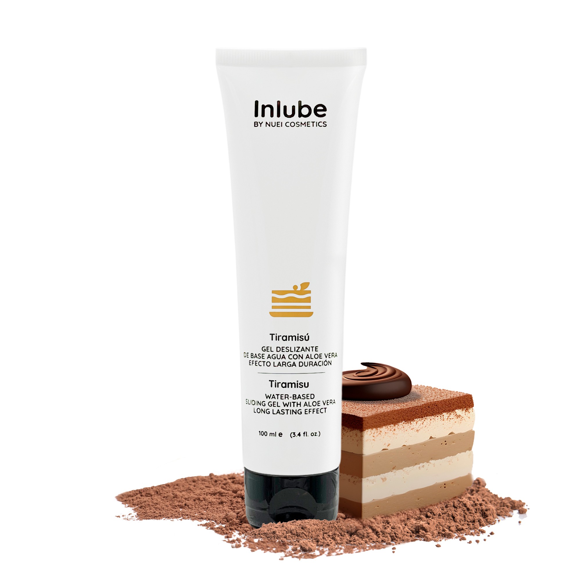 INLUBE LUBRICANTE BASE AGUA TIRAMISÚ 100 ML - Image 3