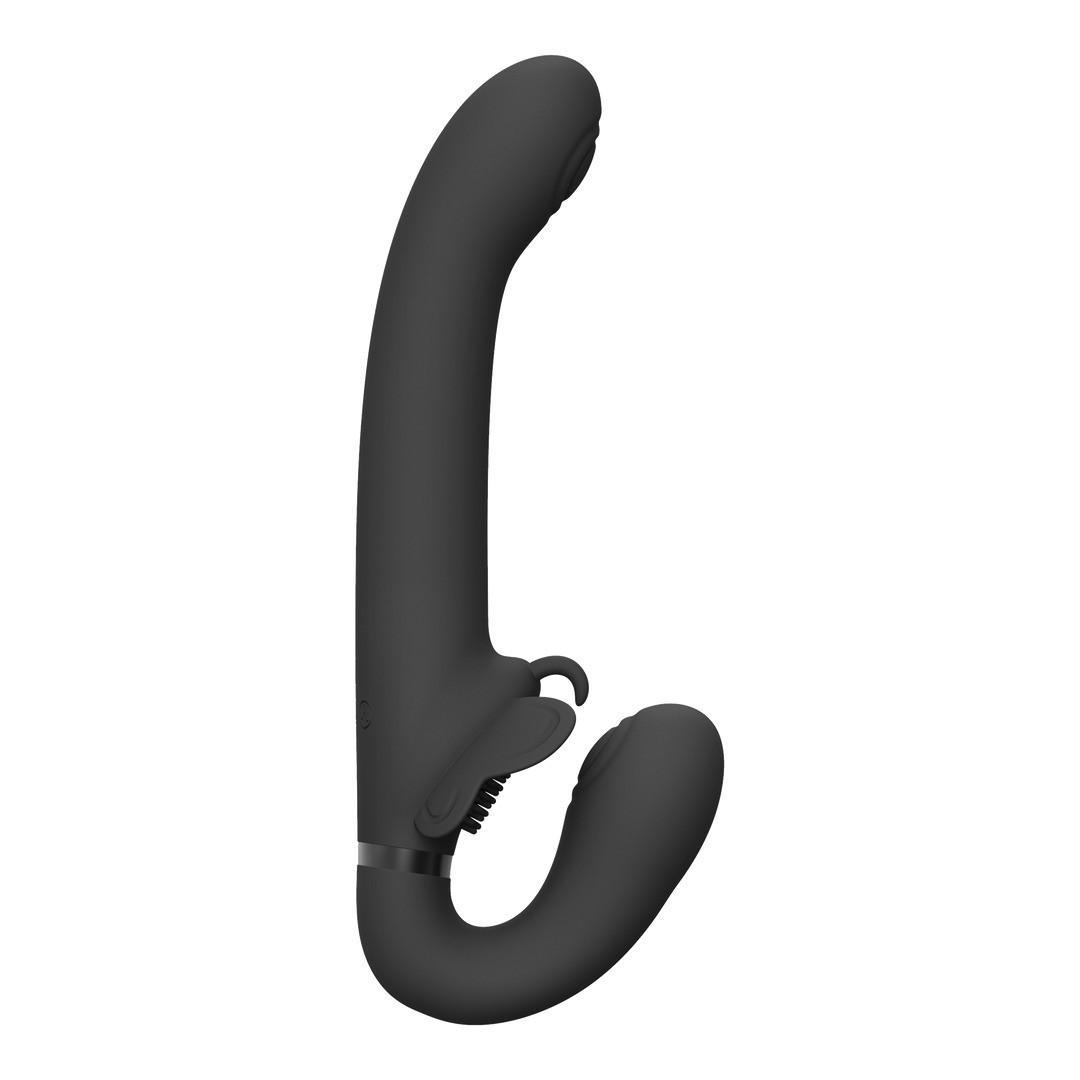 STRAP-ON SIN ARNÉS SATU PULSE-WAVE AND VIBRATING PRETO VIVE - Image 4