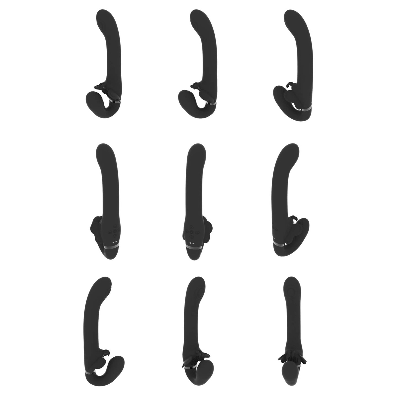 STRAP-ON SIN ARNÉS SATU PULSE-WAVE AND VIBRATING PRETO VIVE - Image 6