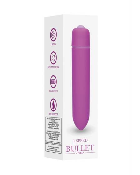 BALA VIBRADORA 1 SPEED BULLET MORADO BE GOOD TONIGHT