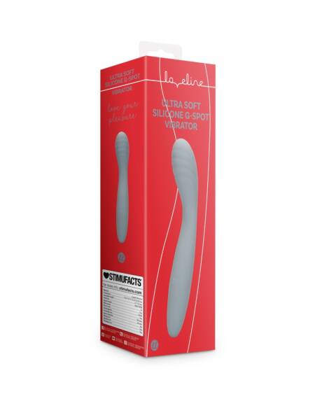VIBRADOR ULTRA SOFT SILICONE G-SPOT BASALT GREY LOVELINE
