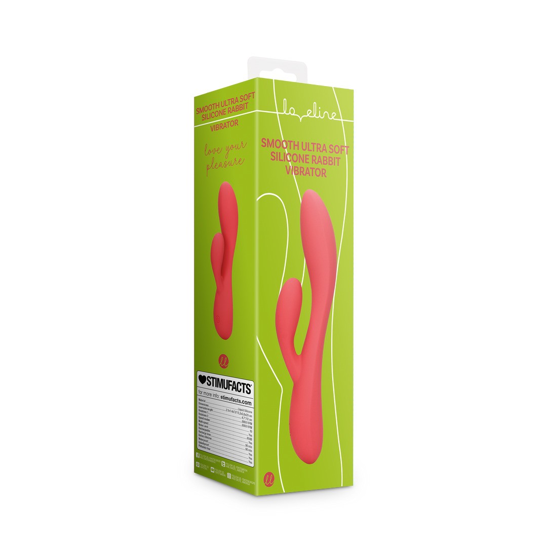 VIBRADOR SMOOTH ULTRA SOFT SILICONE RABBIT ASTRO DUST LOVELINE