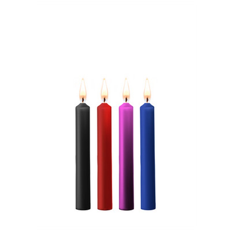 CONJUNTO DE 4 VELAS COM MIX DE CORES TEASING WAX CANDLES OUCH! - Image 6