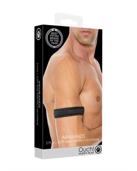 FAIXA DE BRAÇO EM NEOPRENE PRETA OUCH!